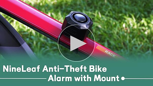 セキュリティ・セーフティ moonlight Amazon.com: NineLeaf Bike Alarm USB Rechargeable with Mount